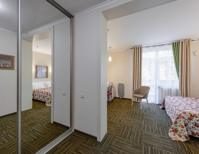 Стандартный номер I категории 4* в Эко-отеле «ЭХО» - Санаторий «Россия» Белокуриха